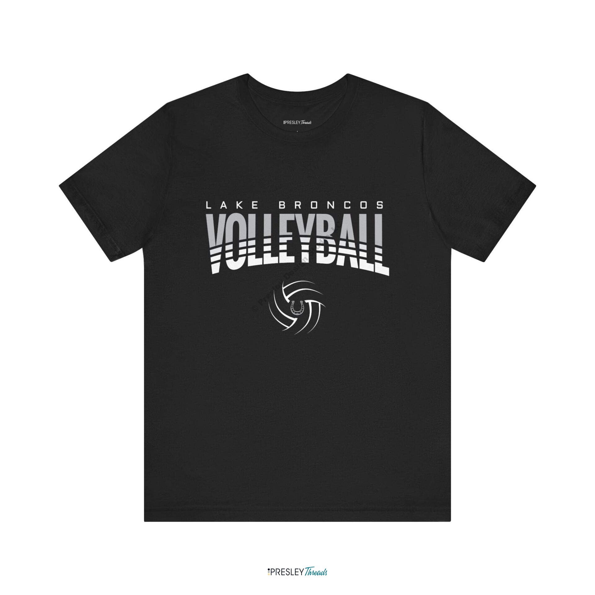 Lake Broncos Volleyball | Unisex Short Sleeve Tee Lake Broncos Volleyball | Unisex Short Sleeve Tee - Image 2